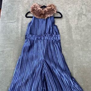 Janie and Jackie Faux Fur Jumpsuit